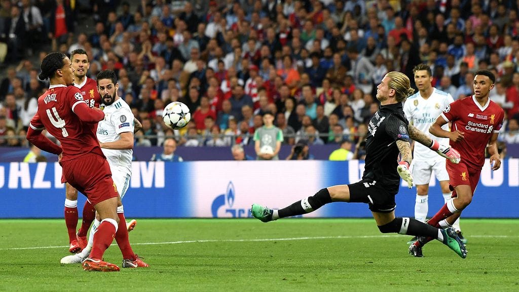 Liverpoolin saksalaisvahti Loris Karius oli näkyvä hahmo Mestarien liigan finaalin outojen vaiheiden keskellä.