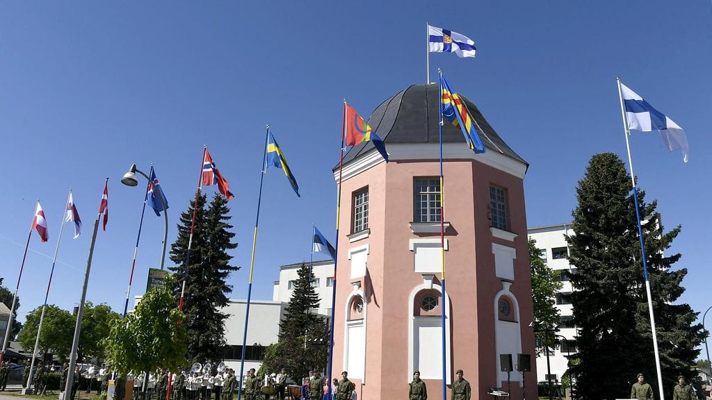 Suomen lippu 100 hamina 3