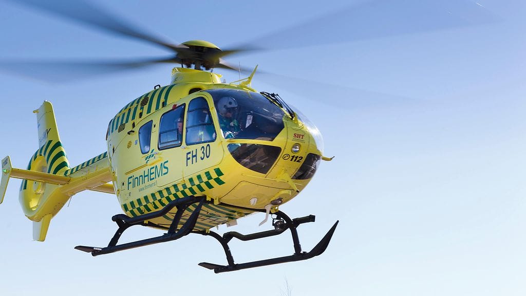 FINNHEMS helikopteri mediakuva