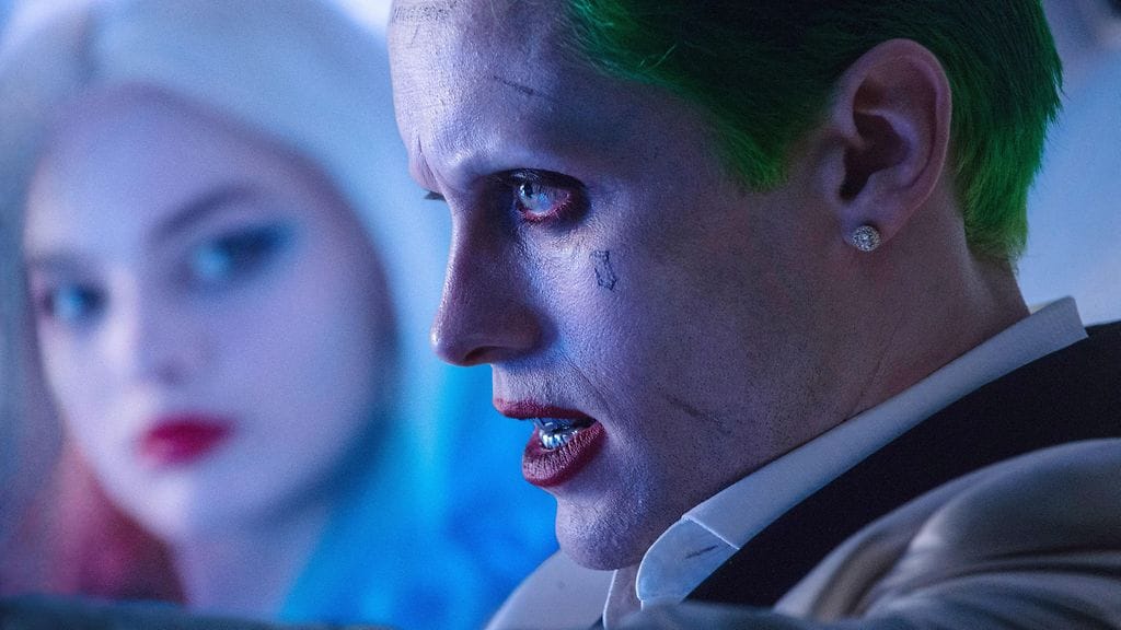 Jared Leto Jokerina Suicide Squad -elokuvassa.
