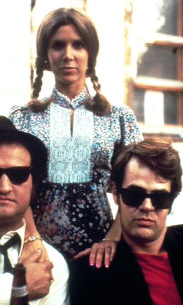 carrie fisher dan aykroyd john belushi