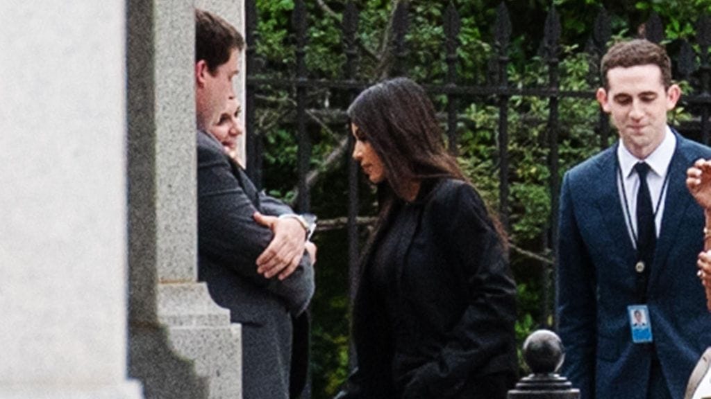 Kim Kardashian nähtiin vierailemassa Valkoisessa talossa 30. toukokuuta.