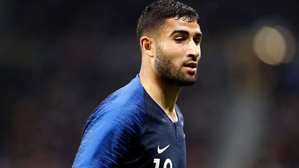 Nabil Fekir on tällä hetkellä Ranskan maajoukkueen mukana.