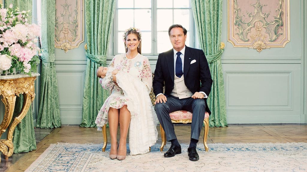 Prinsessa Madeleine, Chris O'Neill, prinsessa Adrienne 8.6.2018