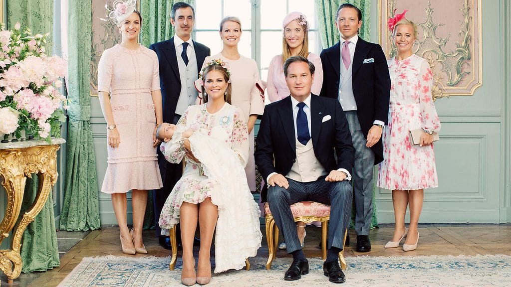 Prinsessa Madeleine, Chris O'Neill, prinsessa Adrienne ja kummit 8.6.2018