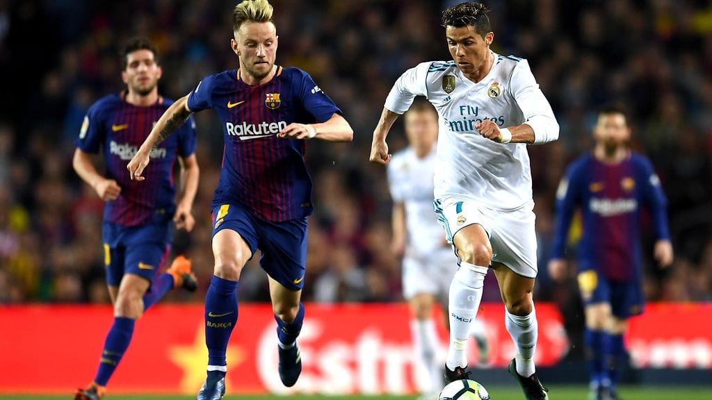 Ivan Rakitic ja Cristiano Ronaldo