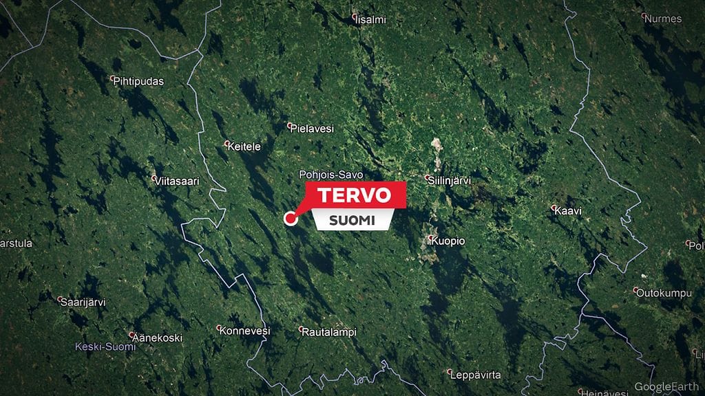 Tervo sijaitsee Pohjois-Savossa.
