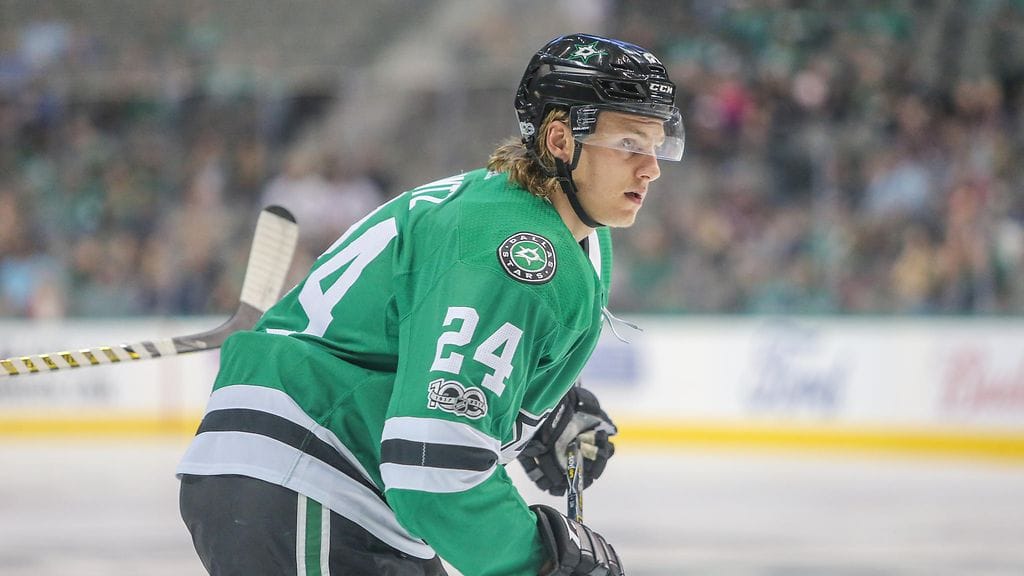 Roope Hintz taistelee Dallas Starsin farmiseura Texas Starsissa AHL:n mestaruudesta.