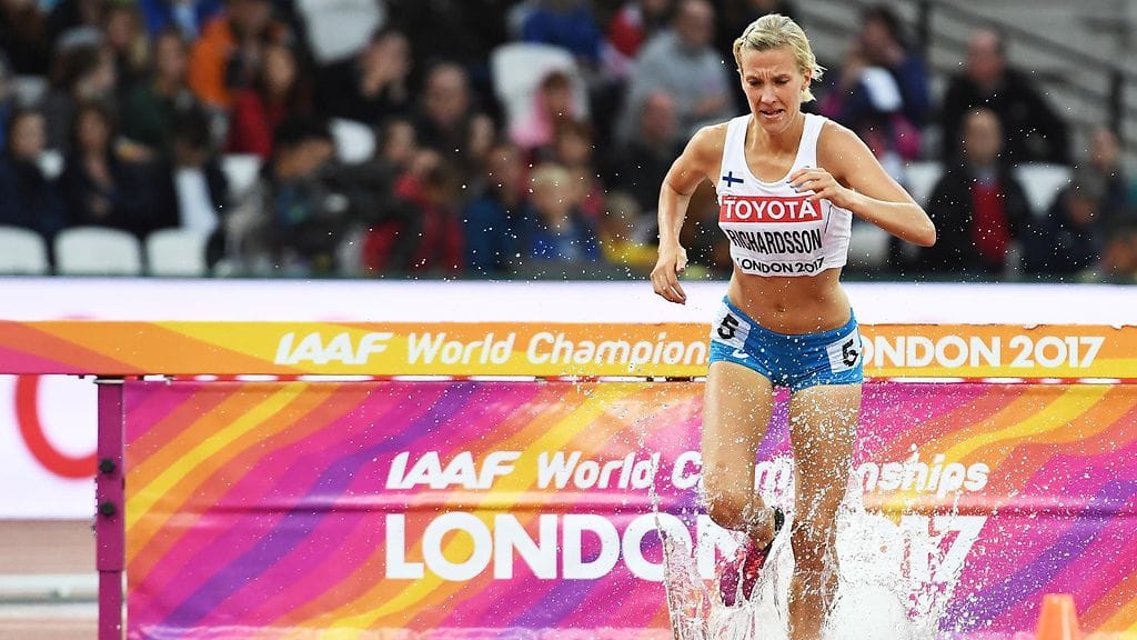 Camilla Richardsson viime vuoden MM-kisoissa Lontoossa.
