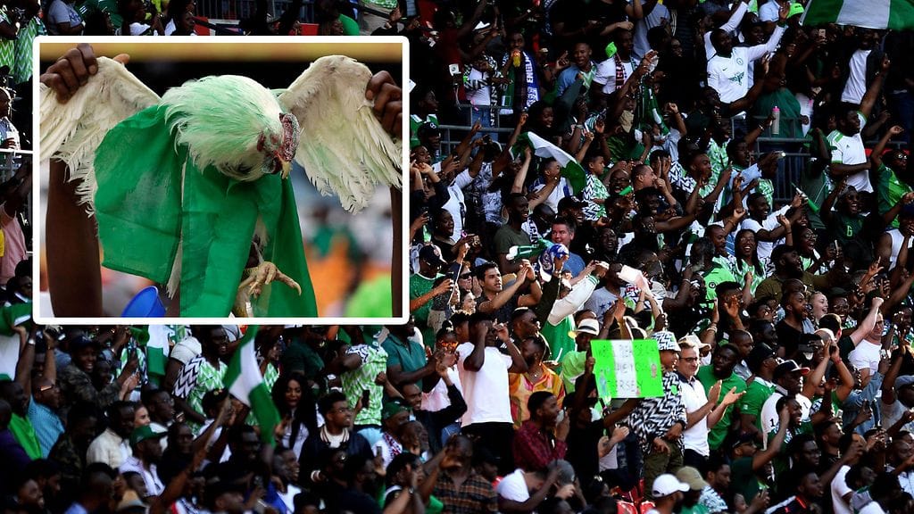 Onnea tuottavien kanojen tuominen jalkapallokatsomoon on nigerialainen perinne, johon Venäjän viranomaiset eivät suhtautuneet kovinkaan ymmärtävästi.