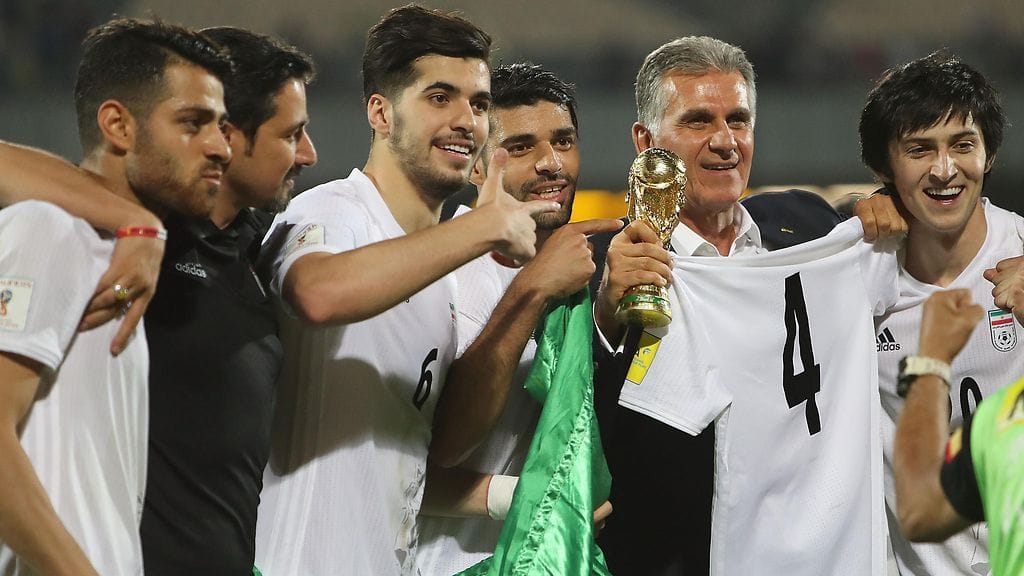 Carlos Quieroz oli pelaajiensa sankari 1-0-voiton jälkeen.