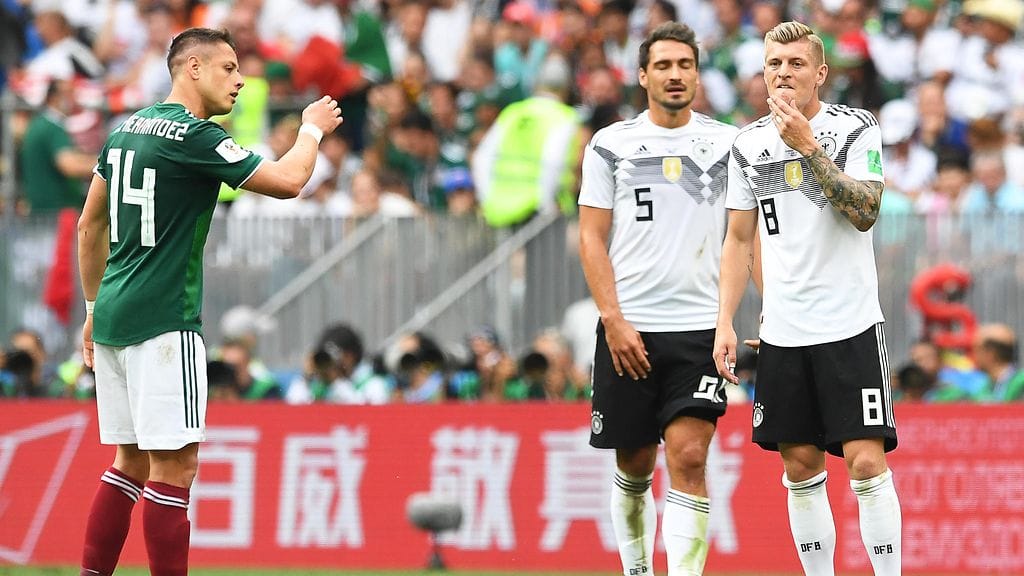 Meksiko yllätti Saksan.