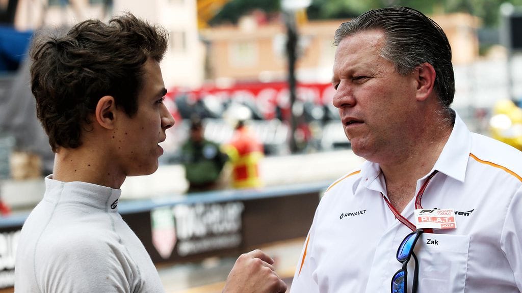 Lando Norris ja Zak Brown