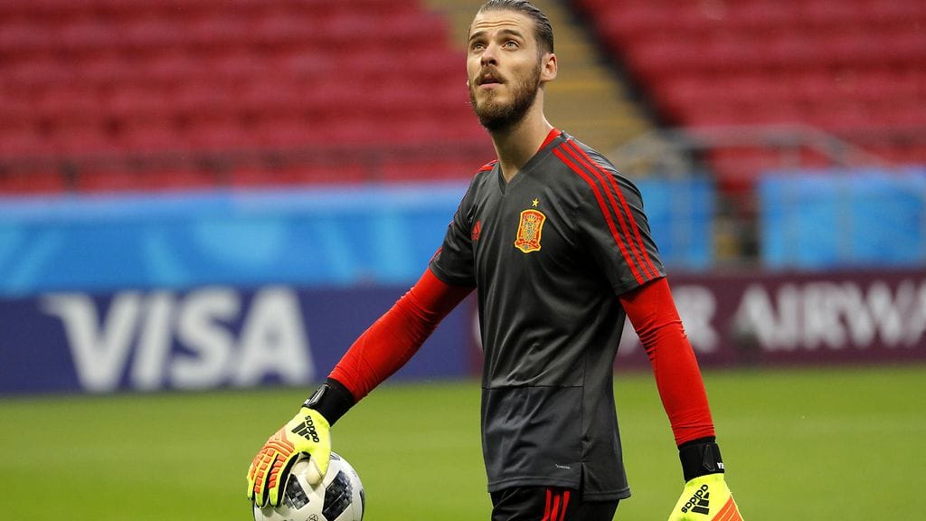 David de Gea jatkaa Espanjan maalilla ottelussa Irania vastaan.