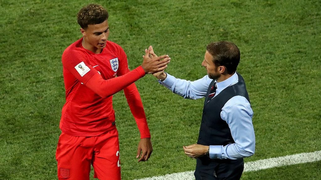 Dele Alli ja Gareth Southgate