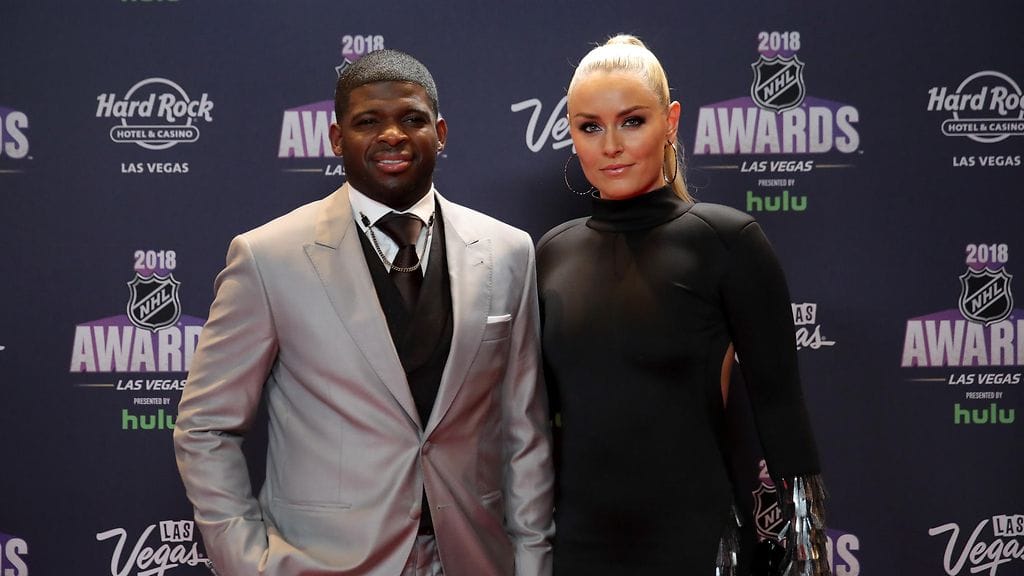 PK Subban ja Lindsey Vonn edustivat yhdessä NHL:n palkintogaalassa.