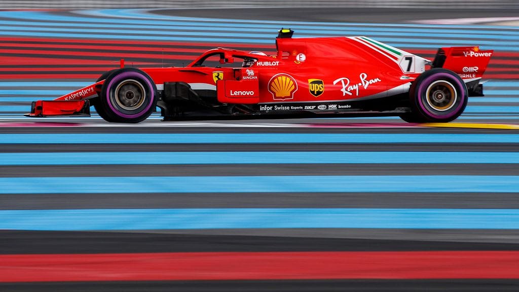 Kimi Räikkönen jäi kuudenneksi Ranskan GP:n aika-ajoissa.