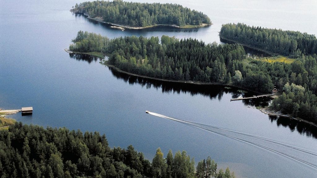 Arkistokuvaa Haukivedeltä.