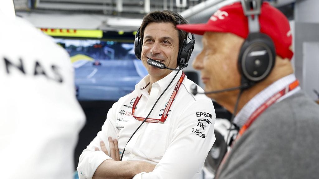 Toto Wolff ja Niki Lauda