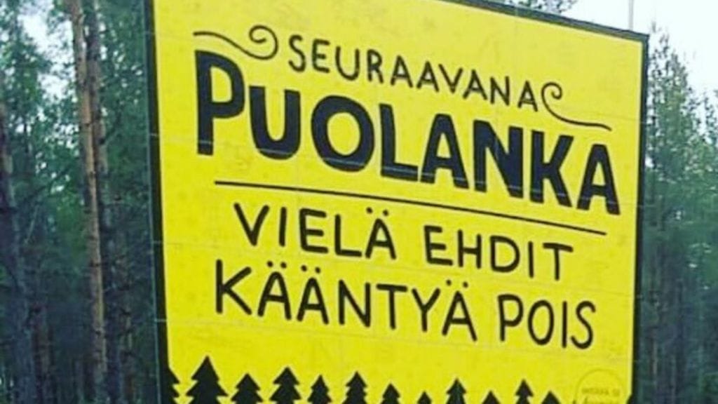 Puolangan kunta Kainuun Pohjoisosassa houkuttelee turisteja vierailulle varsin erikoisella tavalla.