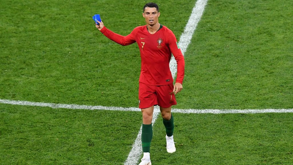 Cristiano Ronaldo oli monella tavalla esillä Portugalin ja Iranin kohtaamisessa jalkapallon MM-kisoissa.