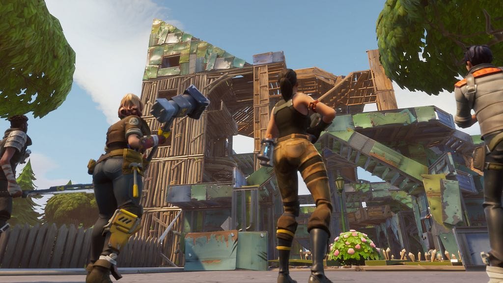 Kuvituskuvaa Fortnite-pelistä.