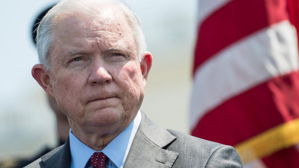 Yhdysvaltojen oikeusministeri Jeff Sessions.