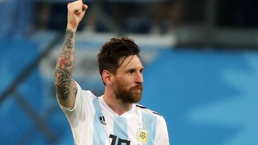 Lionel Messi oli esillä, kun Argentiina otti pakkovoiton Nigeriasta jalkapallon MM-kisoissa.