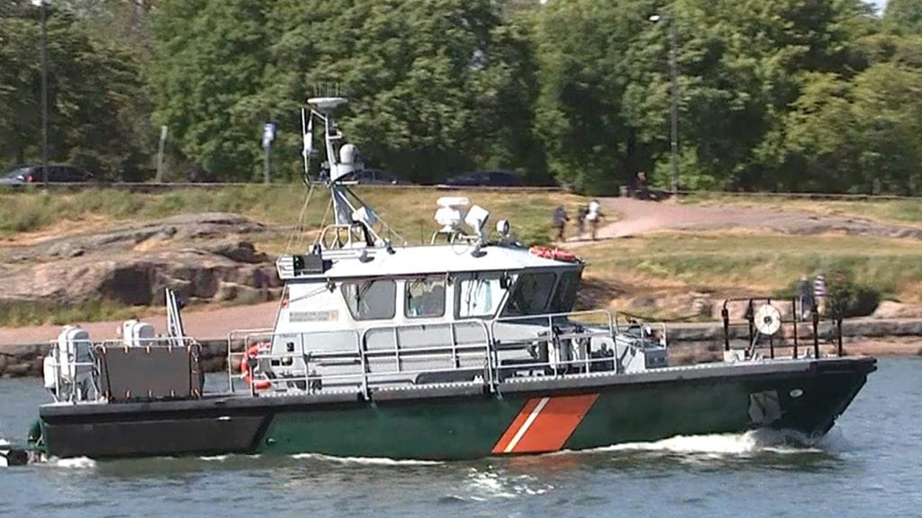 Kuvituskuva Merivartioston aluksesta.