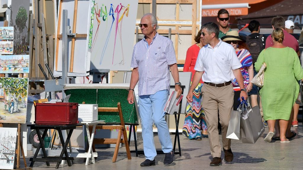 Kaarle Kustaa ja Silvia Saint-Tropezissa 30.6.2018 1