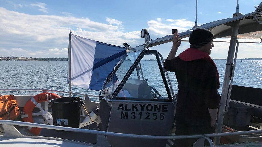 sukelluslippu, veneily