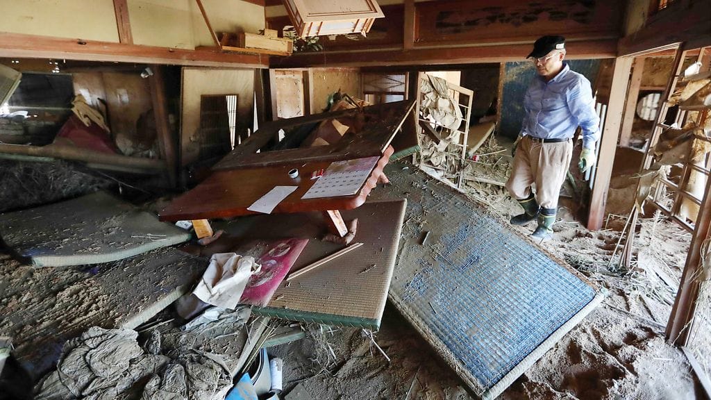 Japani, tulva, maanvyöry, AOP