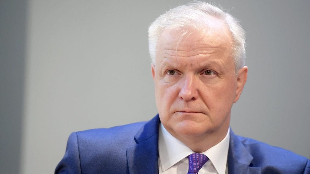 Suomen Pankin pääjohtaja Olli Rehn.