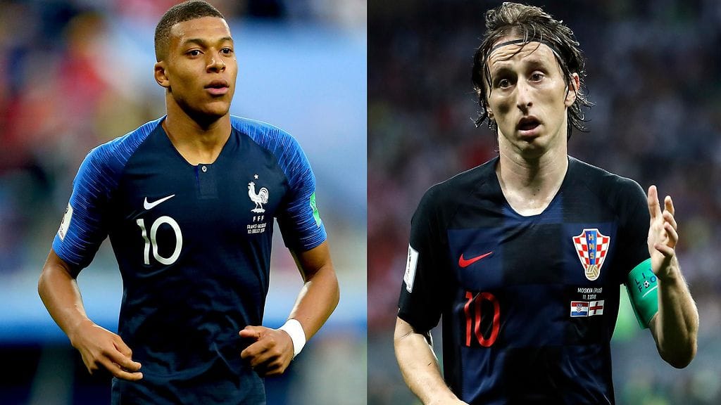 Kylian Mbappe ja Luka Modric