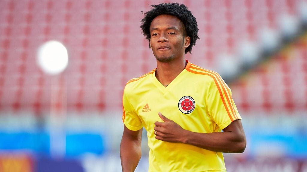 Juan Cuadrado heitti ilmoille vekkulin äänestyksen uutta pelinumeroaa varten.