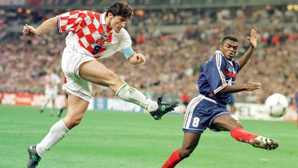 Davor Suker ja Marcel Desailly