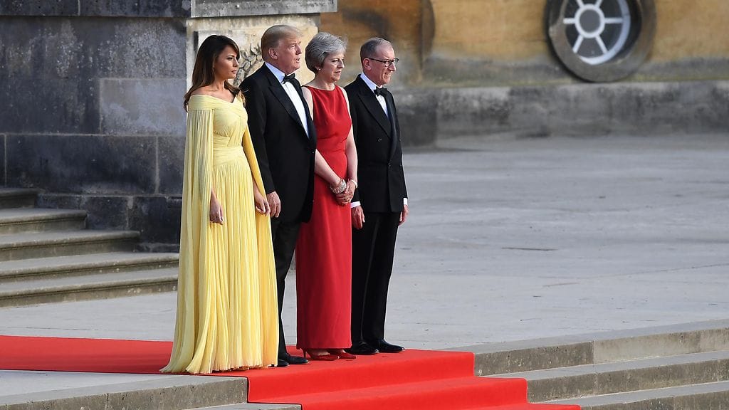 melania trump donald trump theresa may philip may