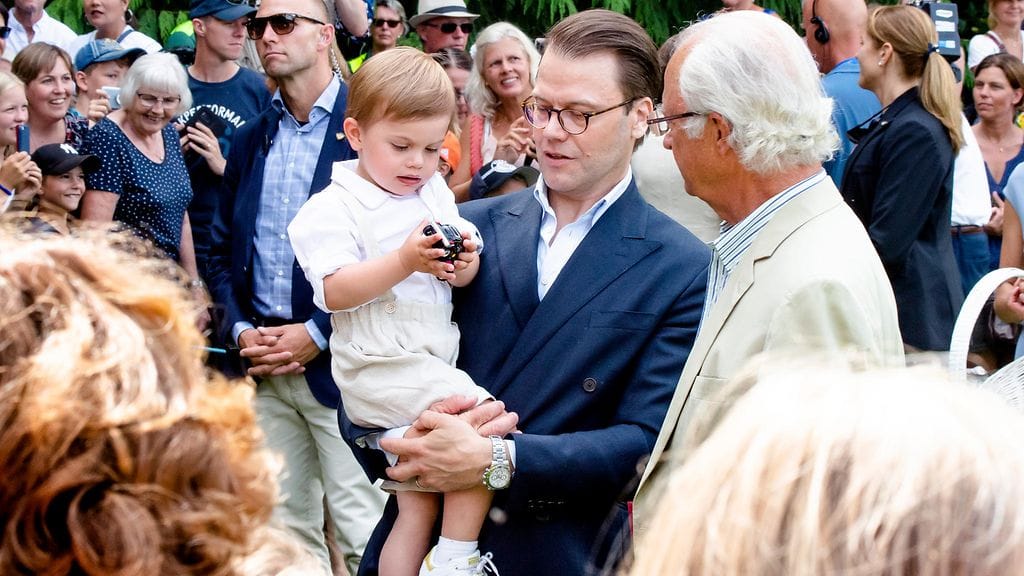 Victorian syntymäpäivä Sollidenissa 14.7.2018 Oscar, Daniel ja Kaarle Kustaa 1