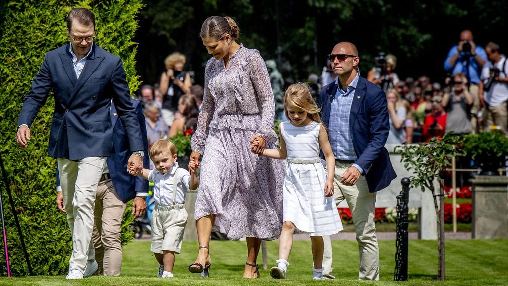 Victorian syntymäpäivä Sollidenissa 14.7.2018 Estelle, Victoria, Oscar ja Daniel 1