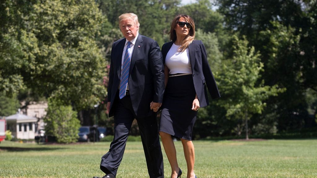 Donald Trump ja Melania Trump 18.7.2018 1