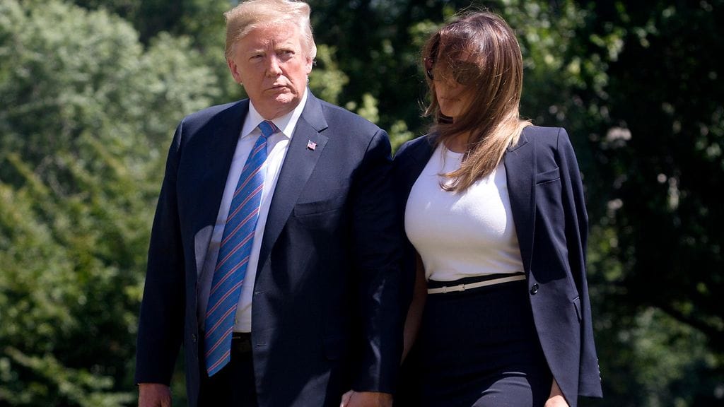 Donald Trump ja Melania Trump 18.7.2018 2