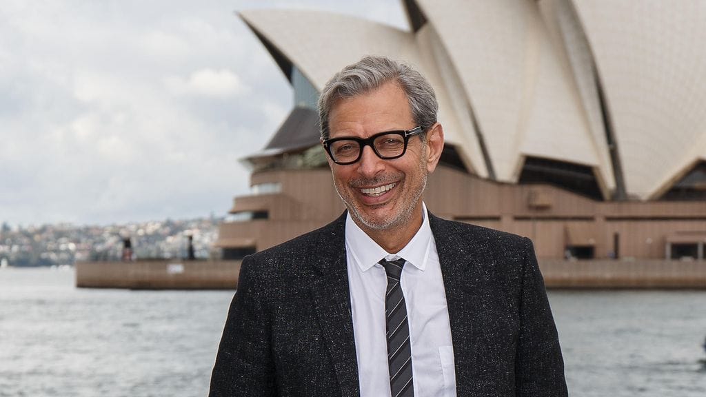 Jeff Goldblum tuli tutuksi Jurassic Park -elokuvista.