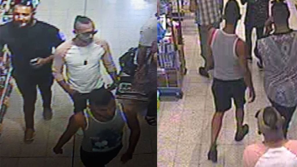 Poliisi haluaisi jututtaa kuvissa näkyviä miehiä.