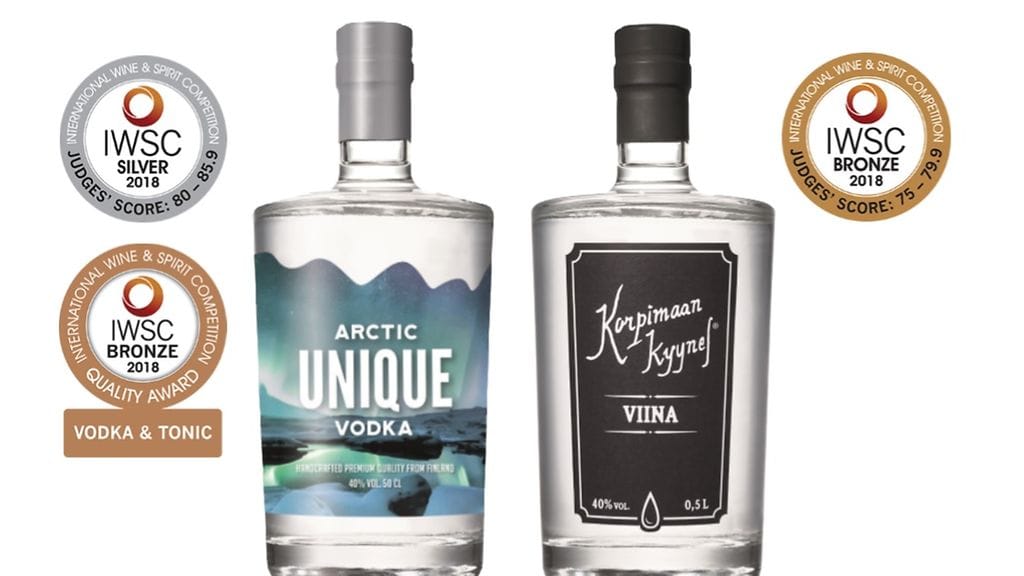 W&K Premiumin vodka ja viina kahmivat palkintoja arvostetuissa juoma-alan kilpailuissa.