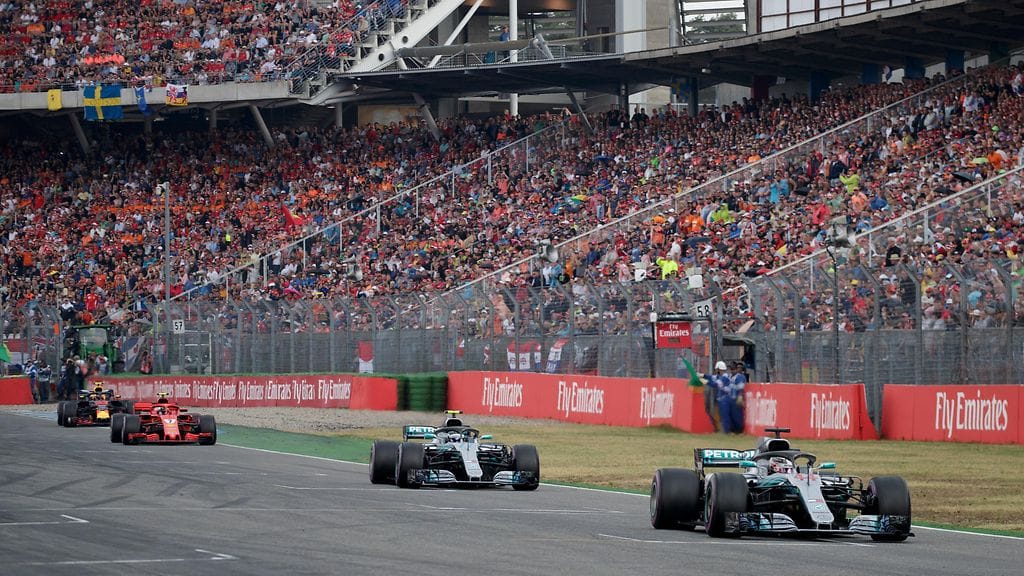 Saksan GP:n kohtalo on ollut kovasti tapetilla. Viikonloppuna ajetun kisan voitti Mercedeksen brittikuski Lewis Hamilton.