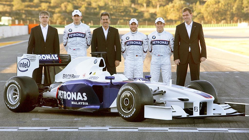 bmw sauber f1 kubica heidfeld duesmann
