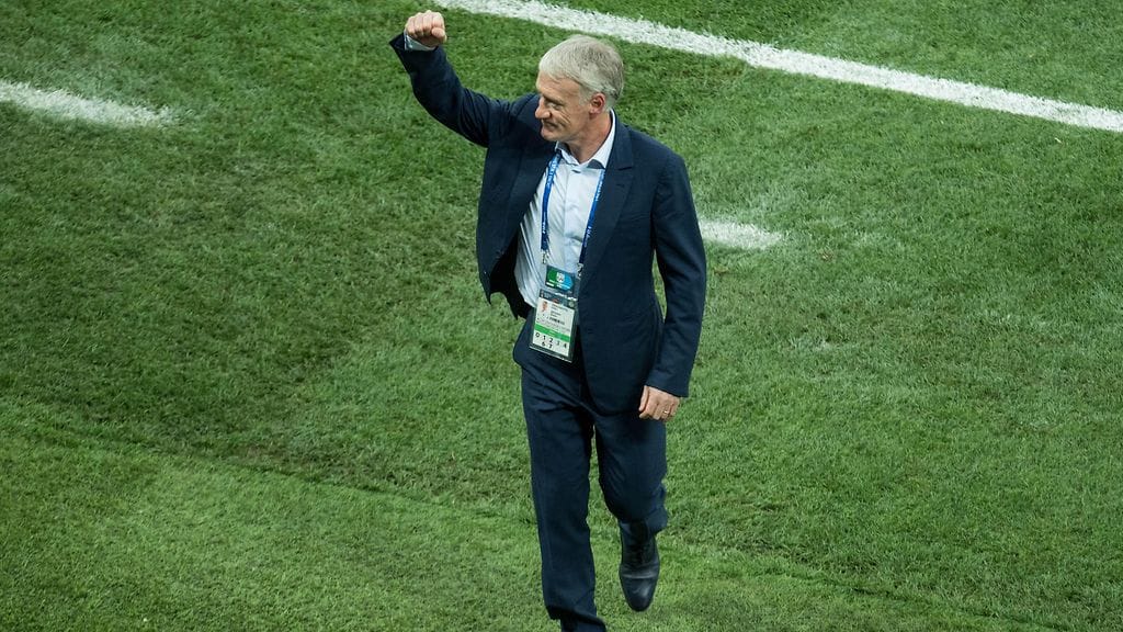 Didier Deschamps luotsasi Ranskan MM-kultaan.