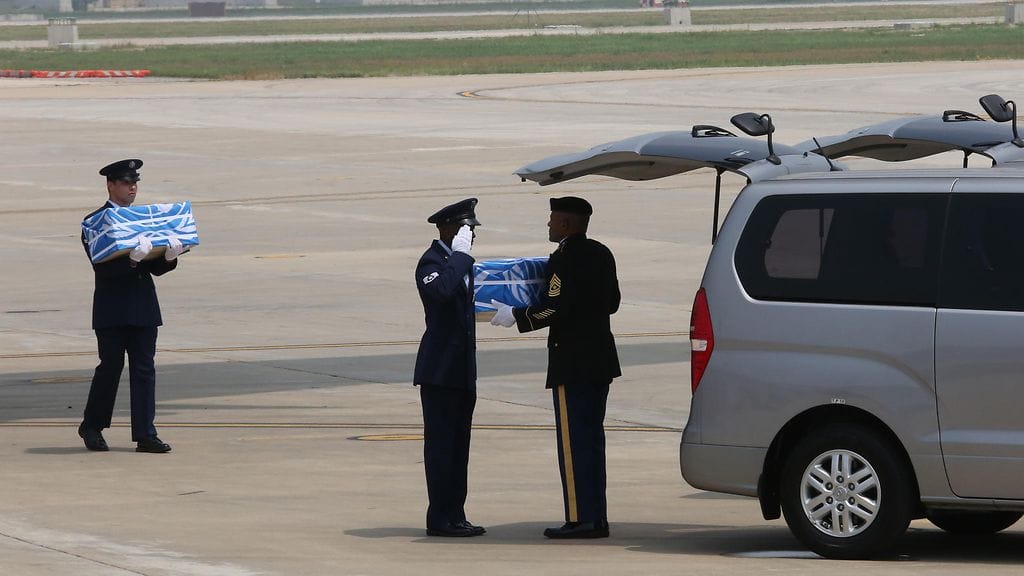 AOP Pohjois-Korea Usa Etelä-Korea ruumiiden palautus