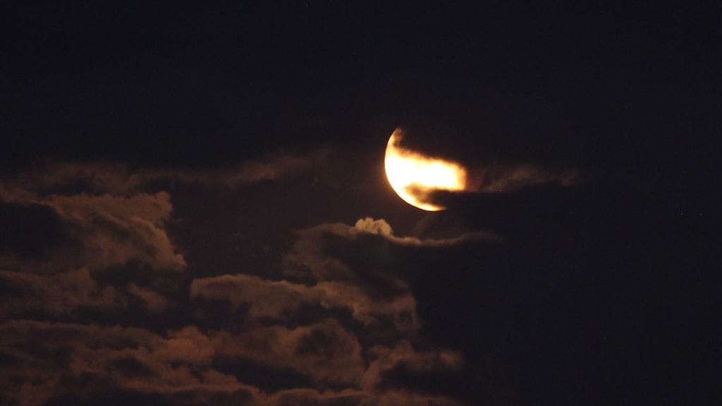 Kuunpimennys Lukijan kuva Seinäjoki 27.7.