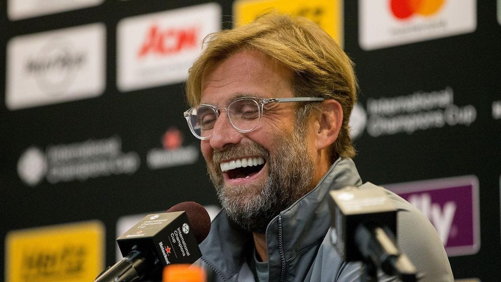 Liverpoolin päävalmentaja Jürgen Klopp.